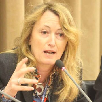 Elisabetta Piqué, corresponsal de La Nación de Buenos Aires en el Vaticano