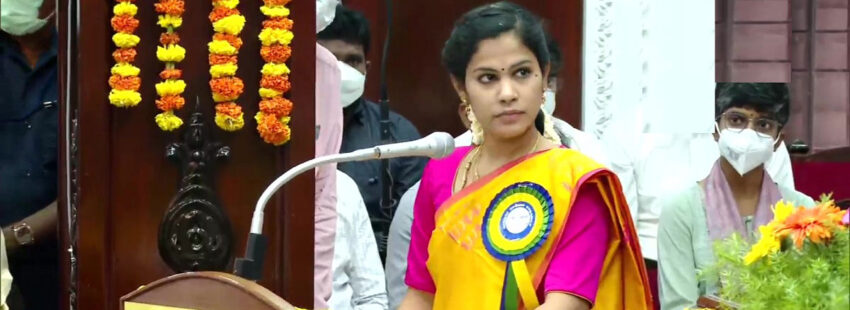 Priya Rajan, alcaldesa de Chennai (India)