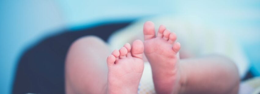 pies de bebé