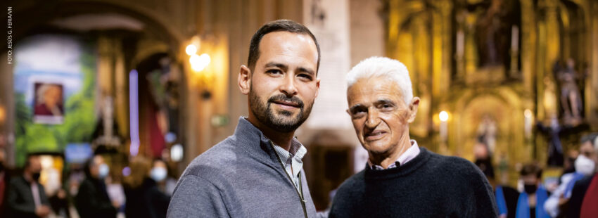 Alberto Hernández y Antonio Hernández, curas palmeros