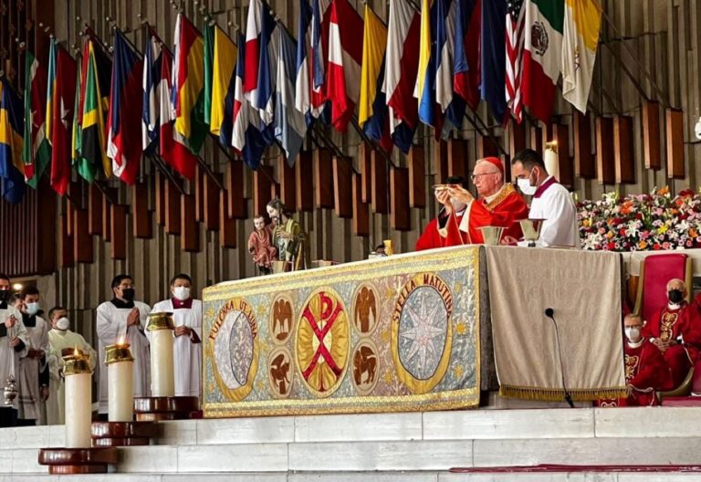 Pietro Parolin en Basílica de Guadalupe