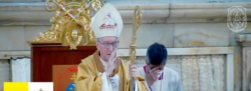 Pietro Paolin en catedral de México