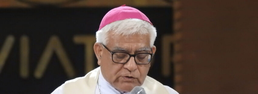 Miguel Cabrejos en misa aniversario de Aparecida