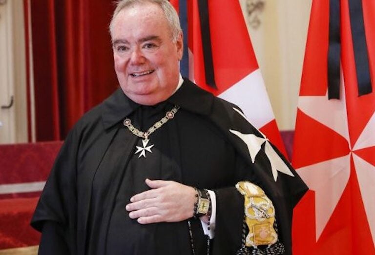 Francisco a la Orden de Malta: “Para hacer un mundo más justo, no hay otro camino que el