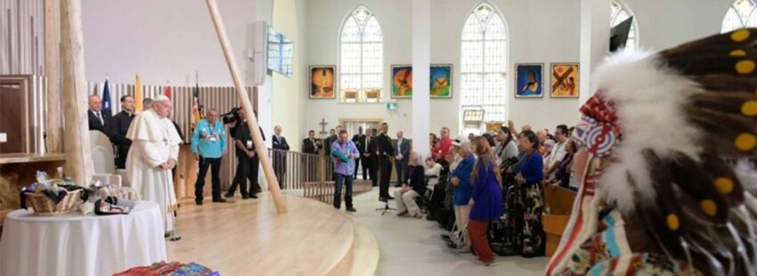 Francisco a los católicos de Canadá: “Que esto no vuelva a pasar en la Iglesia”