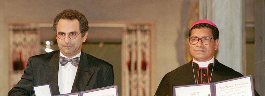 El obispo Nobel de la Paz en 1996, acusado de abusos