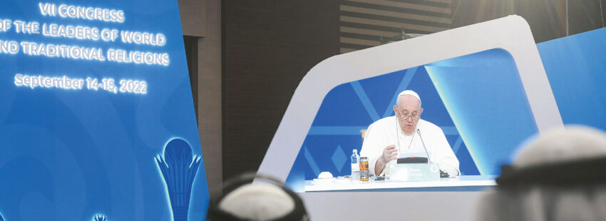 Francisco en Kazajistán: alianza para revivir a la humanidad