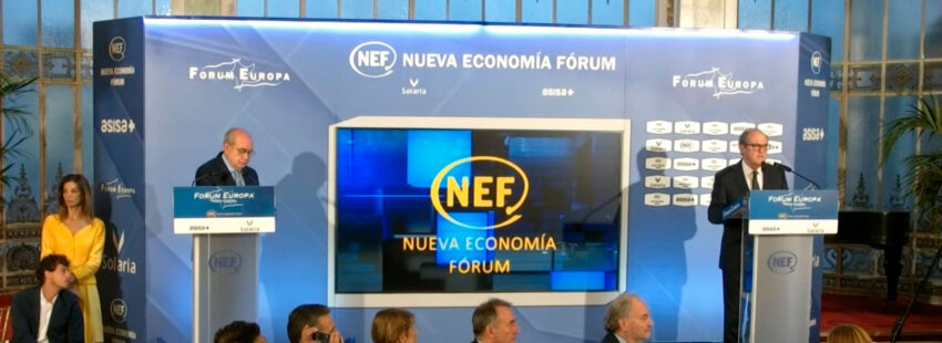 Ángel Gabilondo, defensor del Pueblo, en Nueva Economía Fórum
