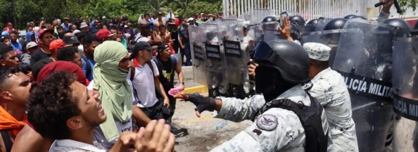 Migrantes y Guardia Nacional