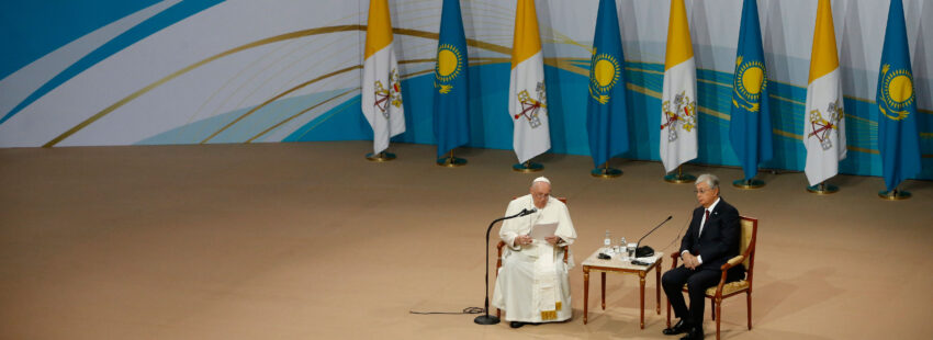 El papa Francisco en su primer discurso en Kazajistán