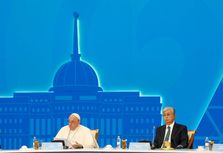 El papa Francisco en el Congreso de las Religiones en Kazajistán