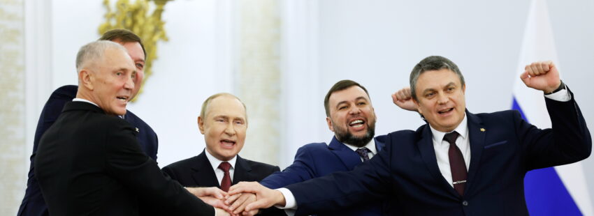 Putin se anexiona cuatro regiones ucranianas