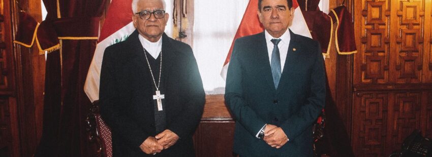 Miguel Cabrejos sostuvo reunión con el nuevo presidente del Congreso de la República