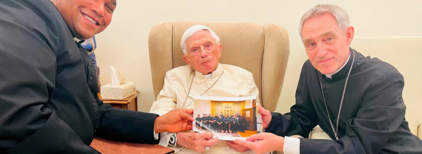 Benedicto XVI última foto