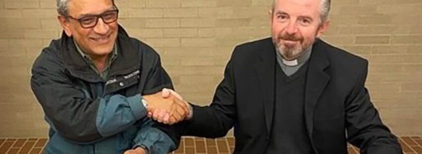 Padre Pedro Brassesco y padre Francisco Rojas