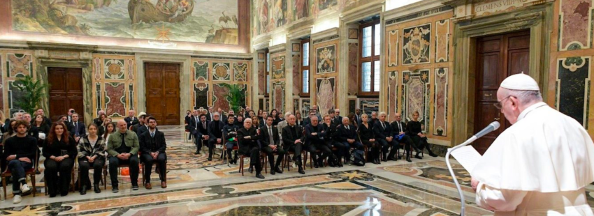 El consejo del Papa a los artistas: “¡No tengáis miedo de ser vosotros mismos!”