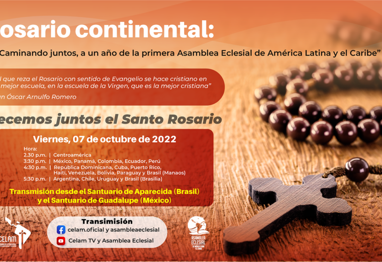América Latina y el Caribe se unen para rezar el rosario en preparación al primer aniversario de