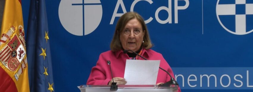 Lydia Jiménez: “Se quiere erradicar a la Iglesia de la vida pública”