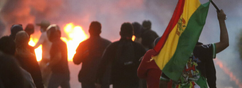 Manifestaciones en Bolivia
