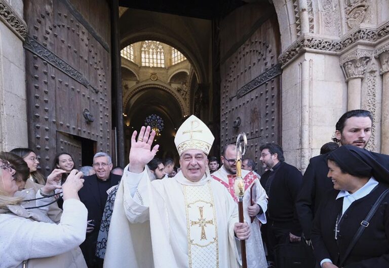 Enrique Benavent en su toma de posesión como arzobispo de Valencia