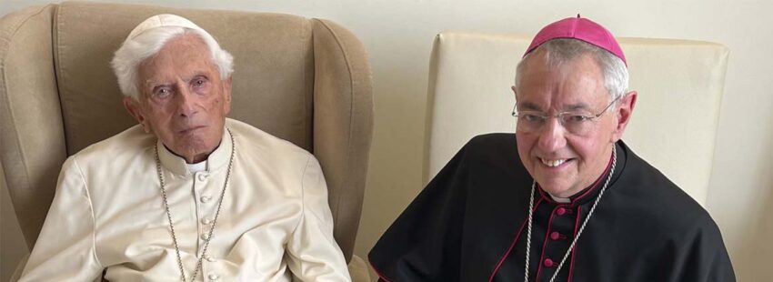 Así vio un amigo a Benedicto XVI en su último encuentro: “No podía hablar ni moverse, pero