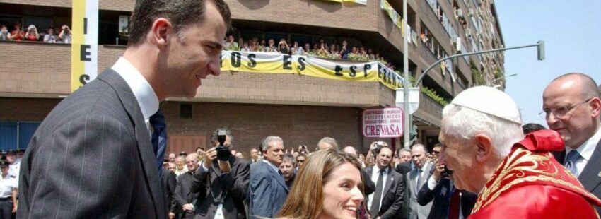 El homenaje de Felipe VI a Benedicto XVI por su “extraordinaria vocación de servicio,