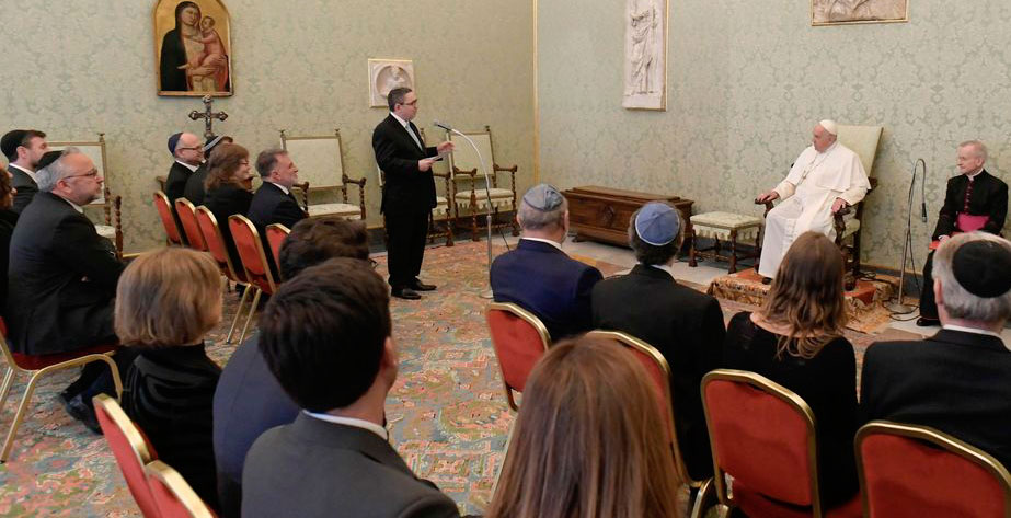 El Papa recibe a los miembros del Seminario Rabínico Latinoamericano Marshall T. Meyer