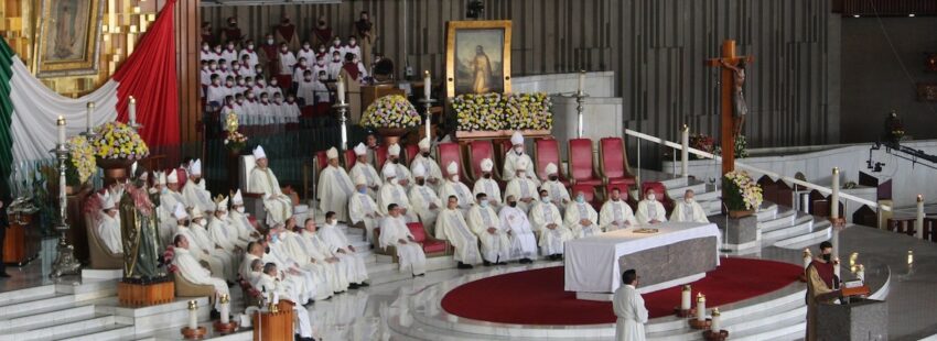 Obispos en la Basílica de Guadalupe CDMX