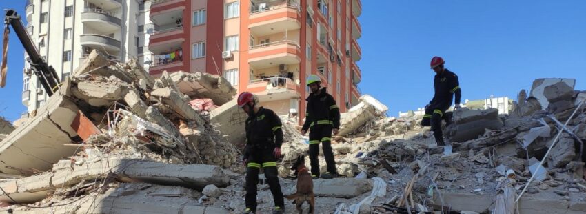 Voluntarios españoles en el terremoto de Turquía
