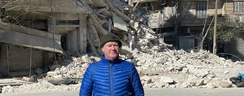 Tony O'Riordan, jesuita en Alepo, director del SJR Siria