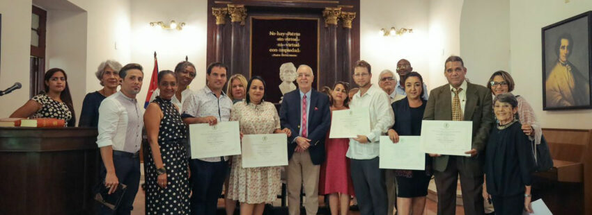 Graduados en el Máster de Bioética de La Habana