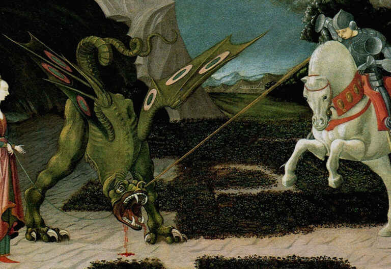 San Jorge y el dragón es una obra del pintor italiano Paolo Uccello. Está realizado en temple sobre madera, y fue pintado entre 1456 y 1460