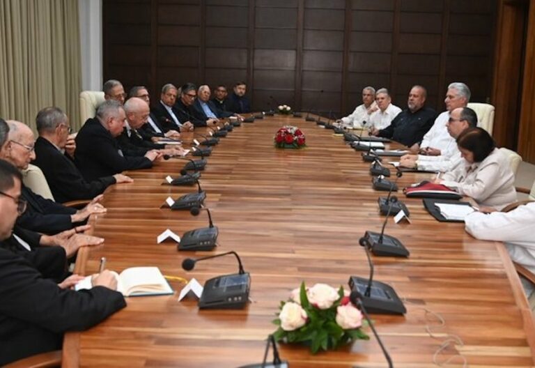 obispos de Cuba con el presidente Díaz-Canel