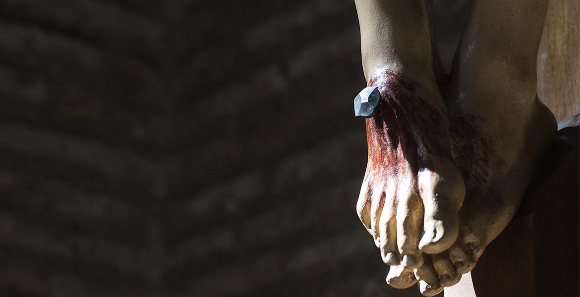 Jesus Crucificado Pies