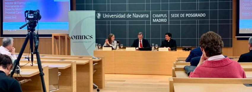 Presentación del Máster de Formación Permanente en Derecho Matrimonial y Procesal Canónico de la Universidad de Navarra en Madrid