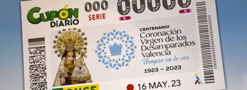 La Virgen de los Desamparados repartirá casi 5 millones de euros con la ONCE