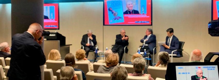 Francisco Vázquez, Antonio María Rouco Varela y Antonio Pelayo