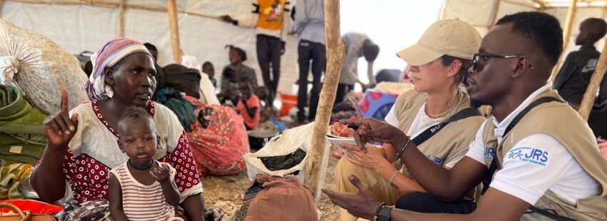 SJR con los refugiados de Sudán
