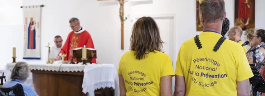 El santuario de Lourdes acoge una peregrinación de personas que han intentado suicidarse