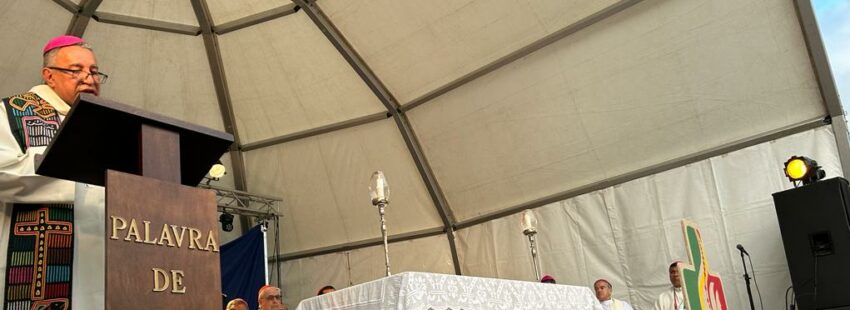 El arzobispo de Panamá, Juan José Ulloa, en la JMJ de Lisboa