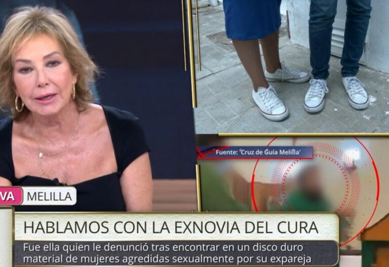 Ana Rosa Quintana habla con la ex novia del sacerdote de Málaga