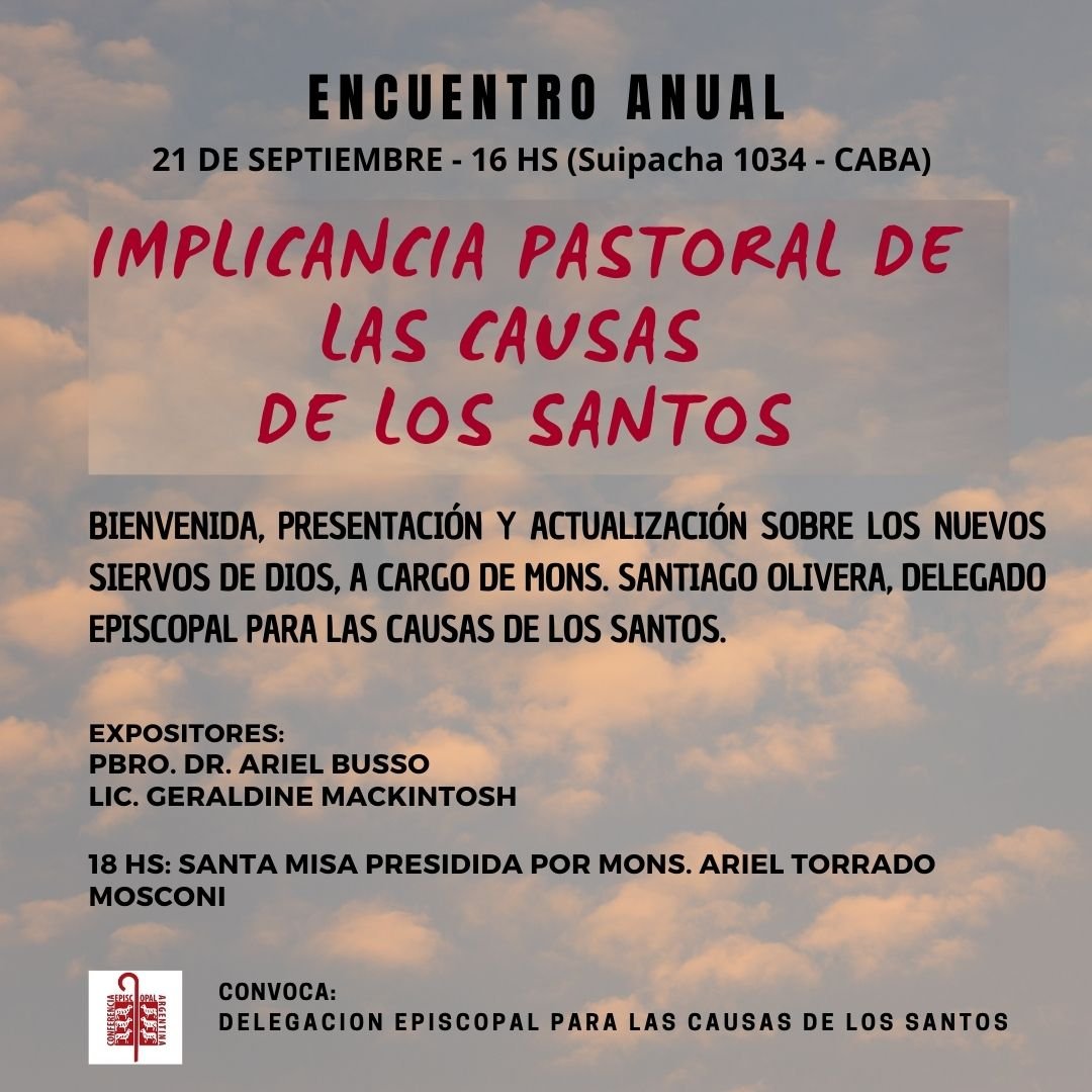 ENCUENTRO NACIONAL DE CAUSAS DE LOS SANTOS 1