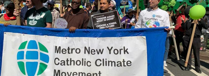 El Movimiento Laudato Si’ se une a la multitudinaria marcha por el clima de Nueva York