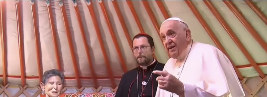 El Papa, a la Iglesia de Mongolia: “No difundan un pensamiento político, testimonien el