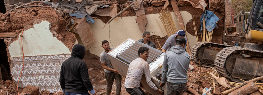 Dos semanas después del terremoto, Cáritas Marruecos continúa al pie de la cruz