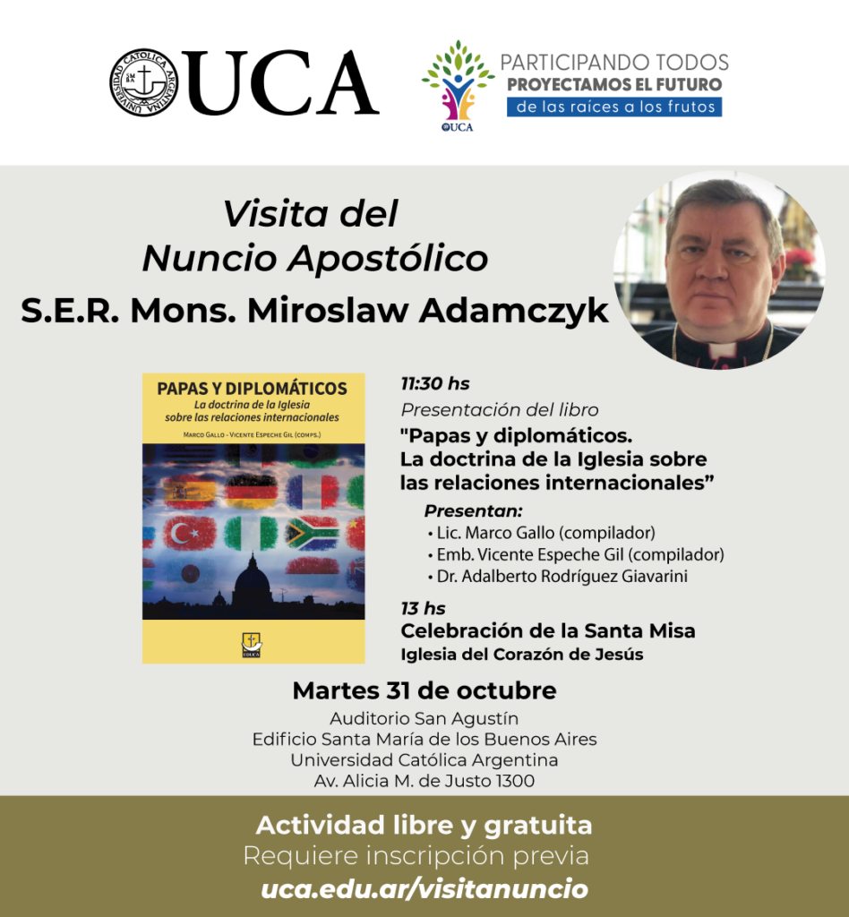 2023 UCA Visita Nuncio Adamczyk Inscripcion 