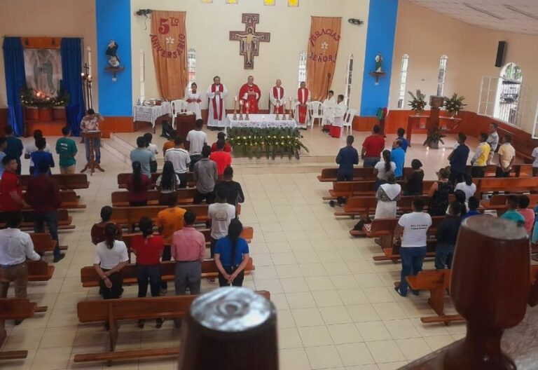 parroquia de la Diócesis de Bluefields en Nicaragua