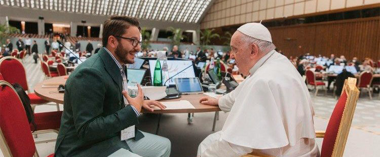Wyatt Olivas, miembro más joven del Sínodo de la Sinodalidad