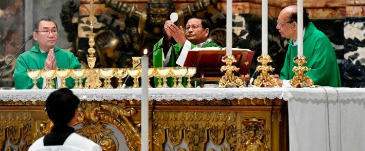 El cardenal Charles Bo, en el Sínodo de la Sinodalidad