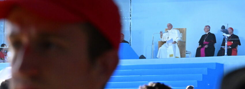El Papa Francisco, en la misa final de la JMJ de Lisboa